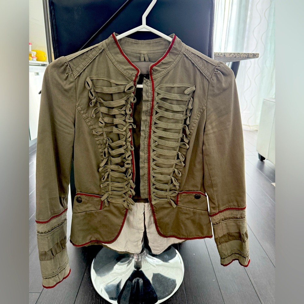Zara, military style blazer